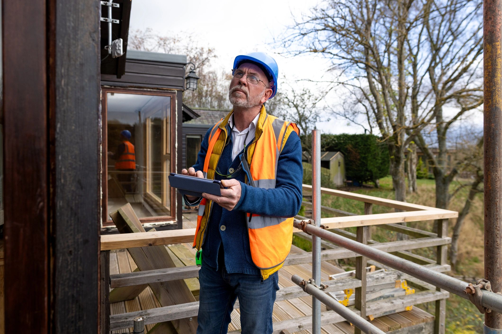 Property inspection with digital tablet