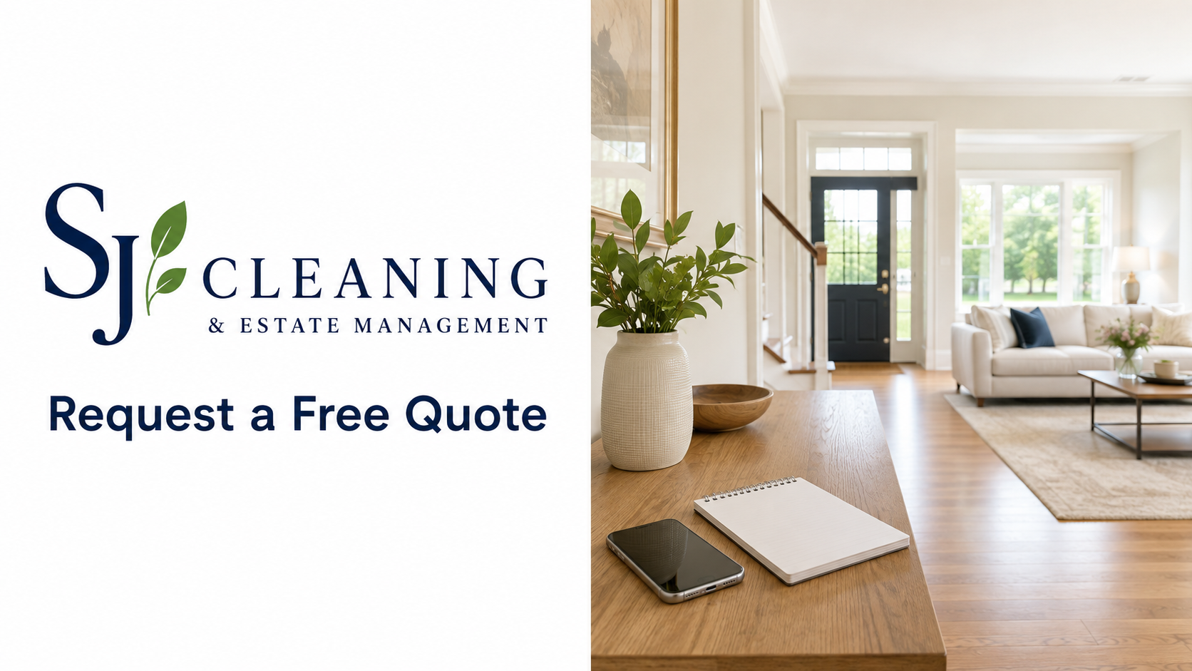 Contact SJ Cleaning LLC to request a free cleaning or estate management quote