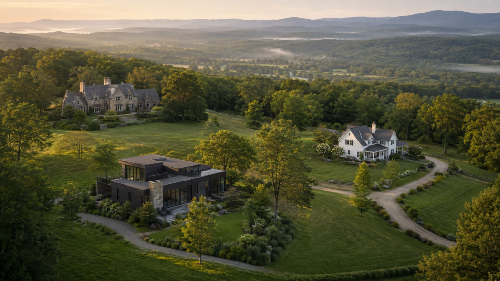 Estate Management Three professionally maintained private estates in the Hudson Valley
